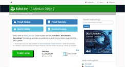 Desktop Screenshot of advokati.kukulele.com